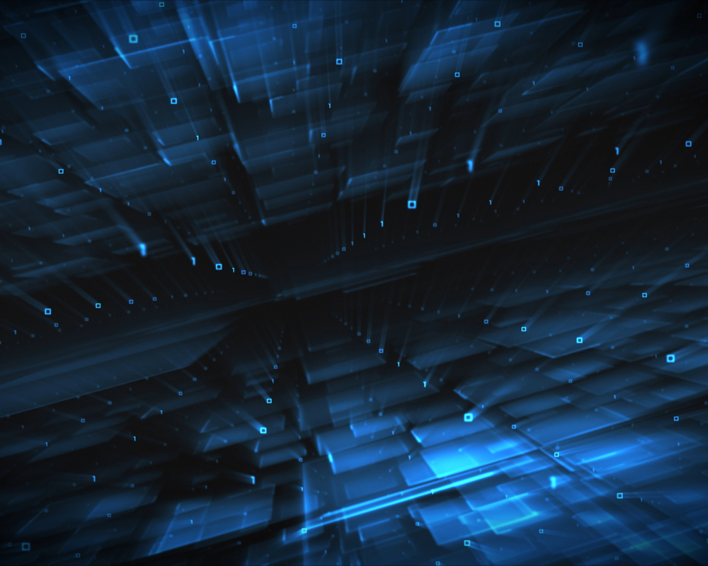 Abstract blue squares background