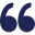 dark blue quotation icon